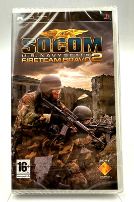 PSP SOCOM US Navy Seals Fireteam Bravo 2, UK Pal, Brandneu & Factory Sealed