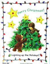 Suzy's Zoo "Merry Christmas Bears" Scrapbook Sticker 90008 BULK 25 SHEETS