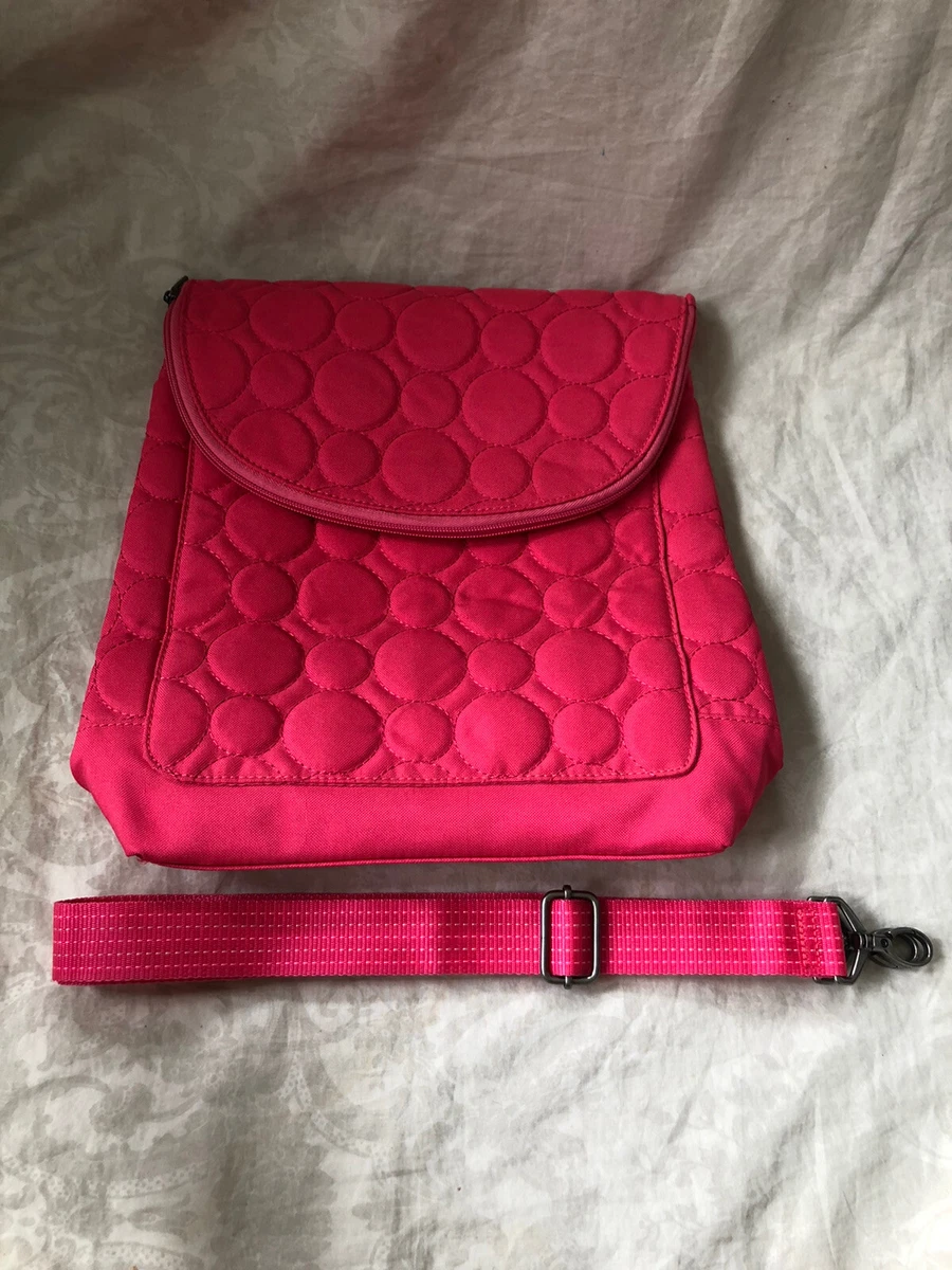 31 Thirty One Pink Quilted Dots Vary You Versatile Backpack