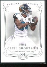 2014 Panini National Treasures #48 Cecil Shorts Rare Card /99  