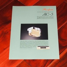 ACCUPHASE AC-5 brochure Moving Coil Phono Cartridge MC high-end audio stylus