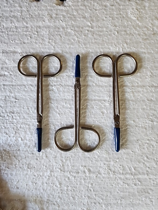 New - Lot of 3 - Single use Medical Scissors Sharp/Blunt