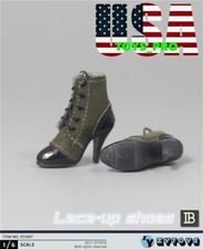 1/6 Lace Up Leather Boots HOLLOW For 12" Female Figure Hot Toys PHICEN  USA  