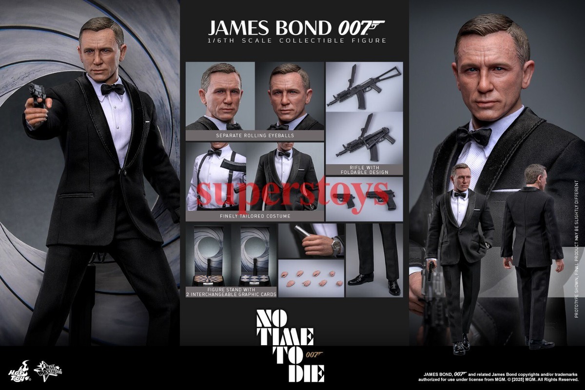 その他 Hot Toys James Bond No Time To Die 1/6 Hot Toys MMS803 1/6 No Time To Die James Bond Male Action Figure