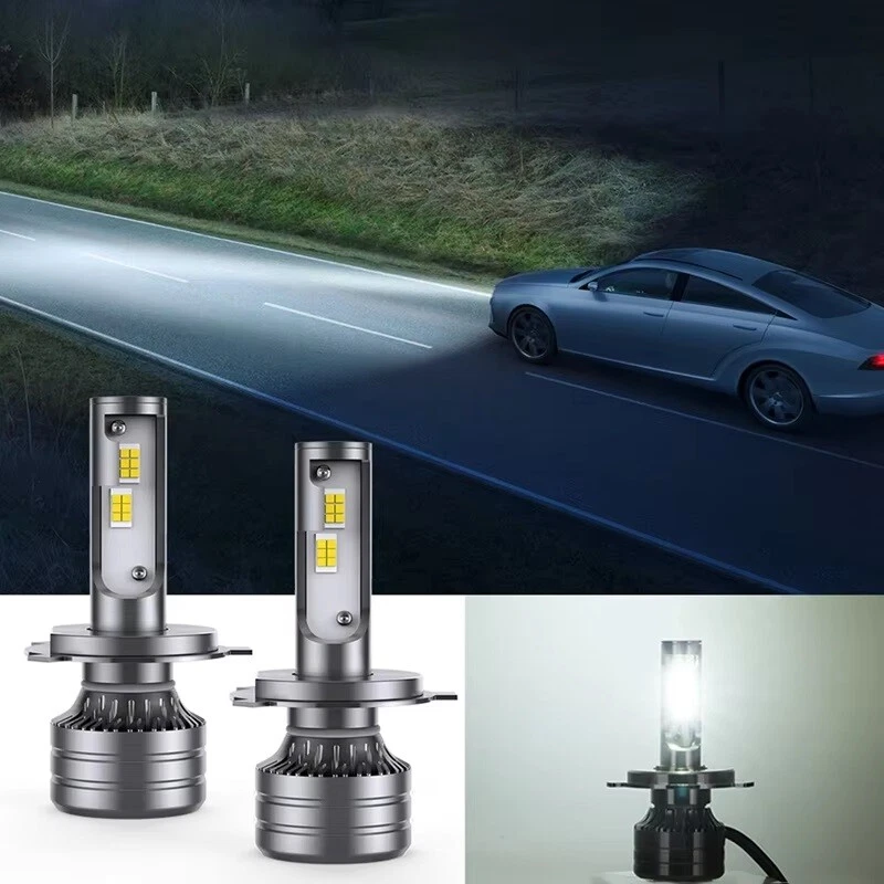 Par de faros LED de carcasa redonda de 7"+H4 para camioneta Dodge B200 B300 1971-1974 alto/bajo Foto 4 de 4