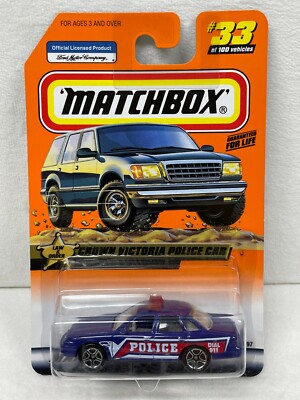 MATCHBOX MOC 1999 LAW &amp; ORDER #33 CROWN VICTORIA POLICE CAR 