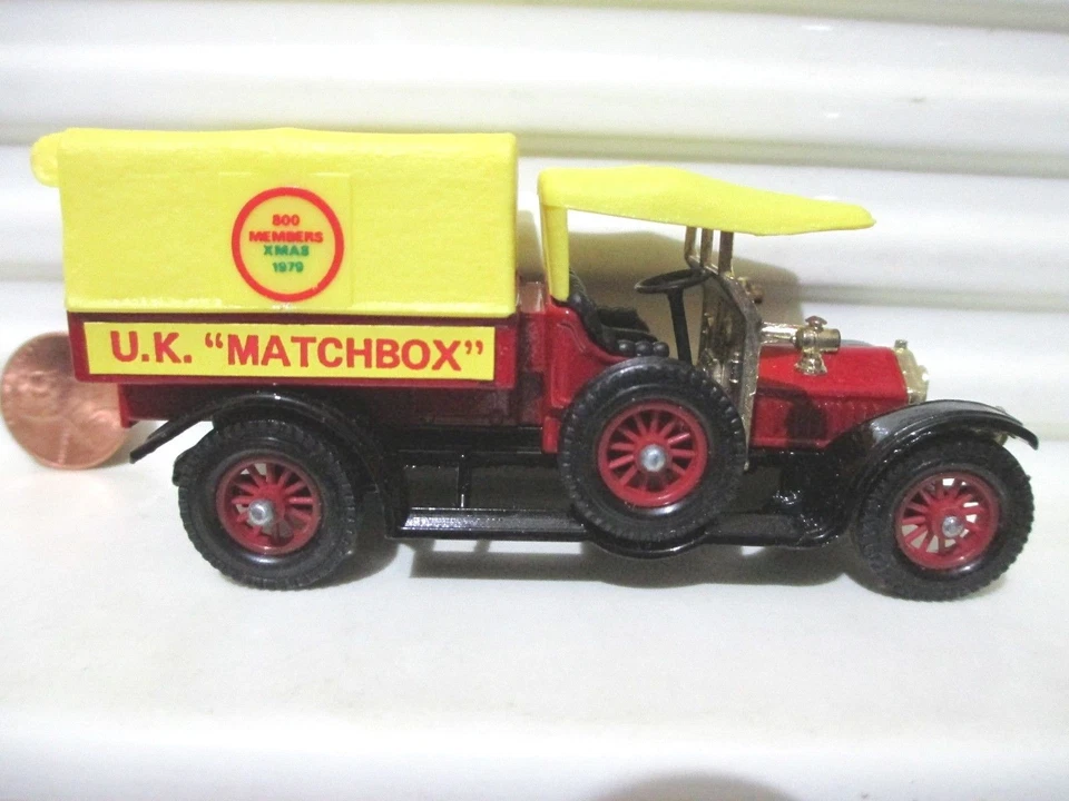 Lesney Matchbox Models of Yesteryear Y13C UK MATCHBOX 1918 Crossley RAF Tender  - Image 3 of 4