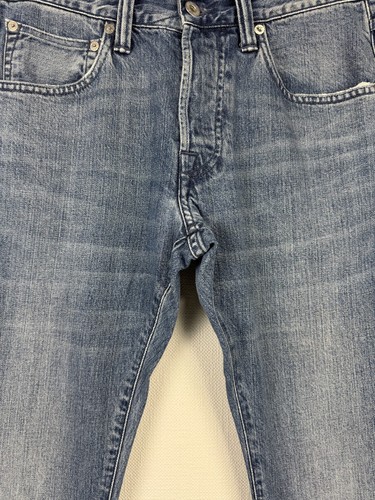 EDWIN ED-55 Blue Denim Regular Tapered Comfort Button Fly Jeans 30/32 - 第 6/21 張圖片