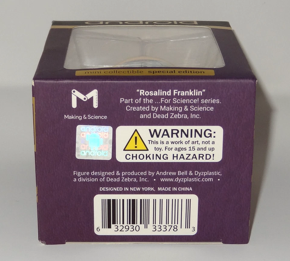 Android Mini Coleccionable Rosalind Franklin Para Science Series Dead Zebra Foto 4 de 4