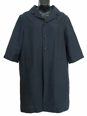 Nooy Japan Plaid Linen Jacket Size M