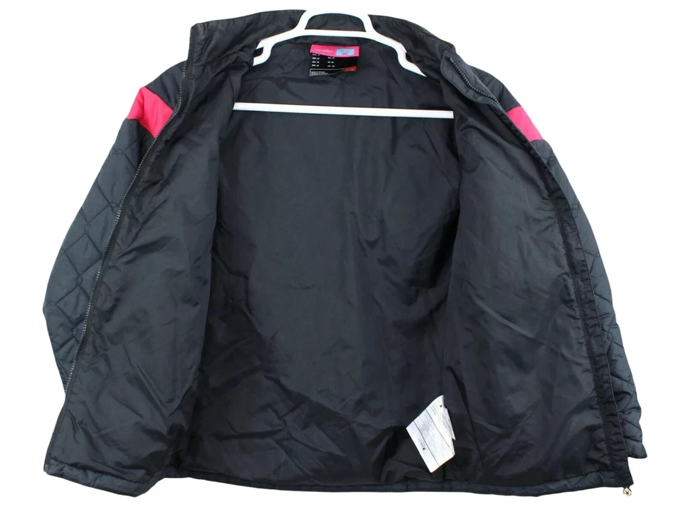 Spyder Kids XL Girls Jacket Zip Up Long Sleeves Coat Black Pink - Image 2 of 4