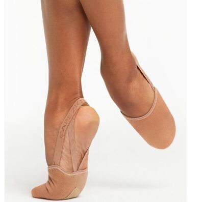 CAPEZIO PIROUETTE II LYRICAL SHOES HALF BALLET H061 CANVAS NUDE - Main Image
