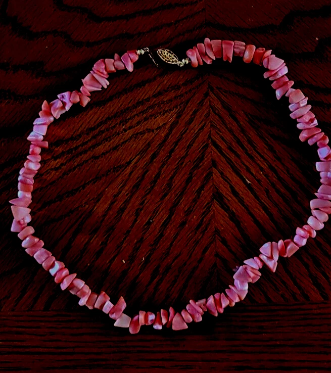 Nuevo Collar Gargantas Ámbar Coral Chip Cuentas Coral Sólido Grueso Cuentas 18" Foto 2 de 3