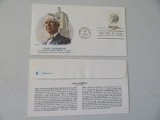 Carl Sandburg 13c Stamp Fdc Sc#1731 Fleetwood Cachet Cover (1978 Issue)