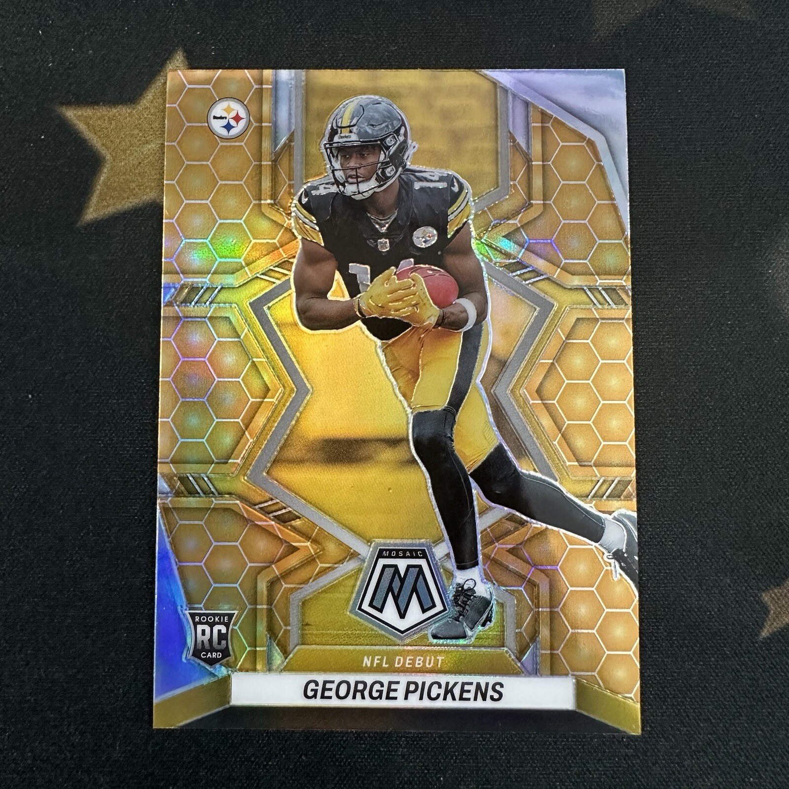 George Pickens 2022 Panini Mosaic Football Honeycomb NFL Debut