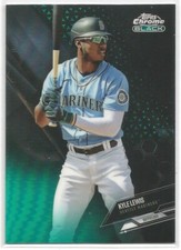 2021 Topps Chrome Black Baseball Kyle Lewis #32 Green Parallel 91/99
