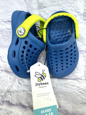 JOYBEES INFANT TODDLER BABY BOYS US C4 / 5 MIDNIGHT TEAL KIDS ACTIVE CLOG SHOES