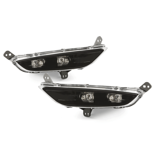 For Chrysler 200 15-17 Left Right Clear LED Fog Lights Bumper Lamps pair set - Picture 12 of 12