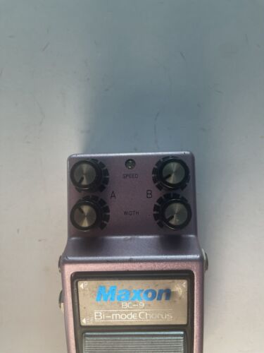 Pedal efecto guitarra Maxon BC9 bimodo coro analógico 1983 vintage MIJ Japón - Imagen 2 de 6