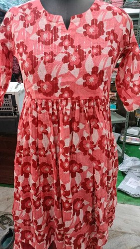 Conjunto de 3 piezas de Kurta de algodón étnico indio Bollywood para mujeres niñas con pantalón y dupatta - Imagen 2 de 7