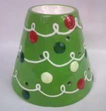 Yankee Candle Christmas Tree Tart Warmer Base Only Ceramic Wax Melt Ellen Krans