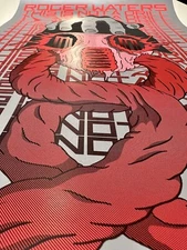 PINK FLOYD’s ROGER WATERS THIS IS NOT A DRILL FAREWELL TOUR!   Signed Poster!