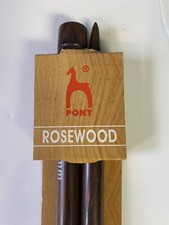 Pony Rosewood 14 inch (35 cm) Straight Knitting Needles Assorted Sizes