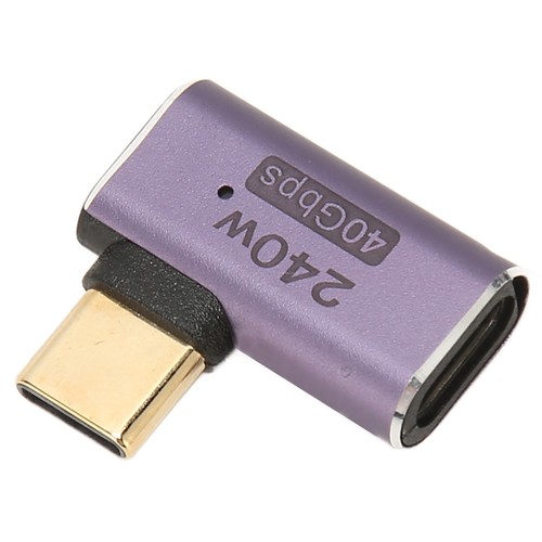 USB C Female To USB C Male Connector PD 240W 8K 60HZ 40Gbps USB4.0 C Right - Zdjęcie 10 z 24