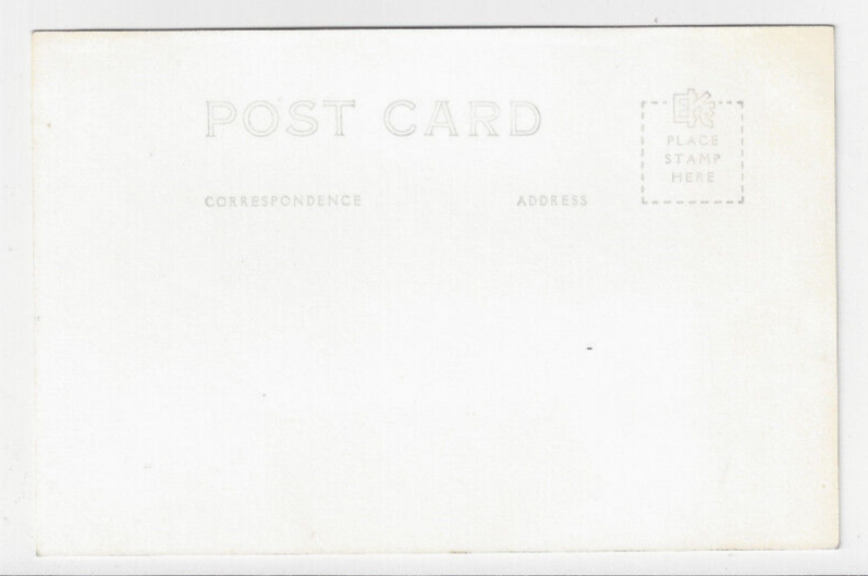 Vtg 1940s RPPC Postcard Collins' Historical Clock Mills New