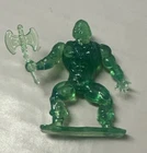 80's MOTU Mer-Man Vending Gumball Machine Mini Figure Clear Green He Man Vintage