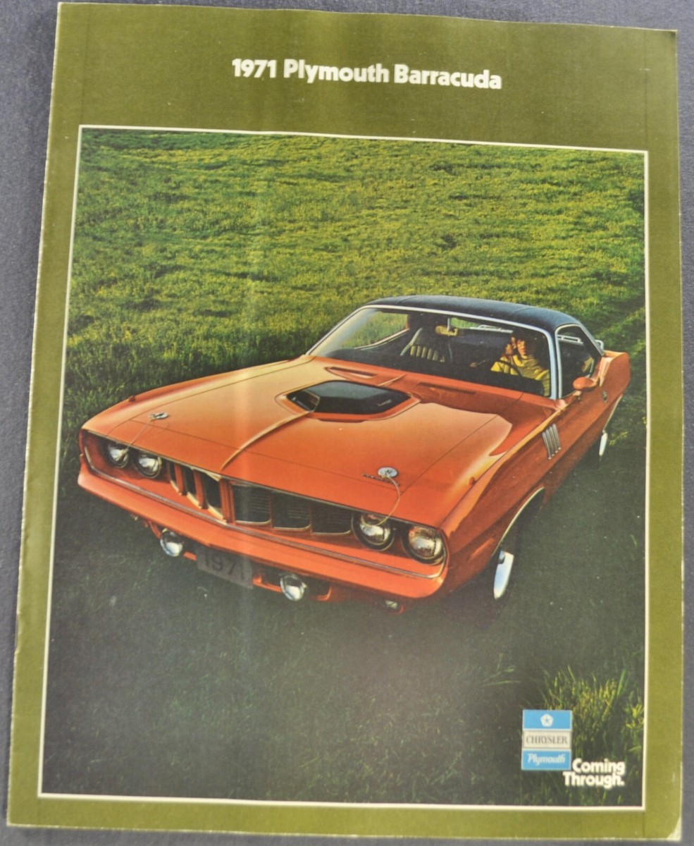 1971 Plymouth Barracuda Brochure Hemi Cuda Gran Coupe Convertible