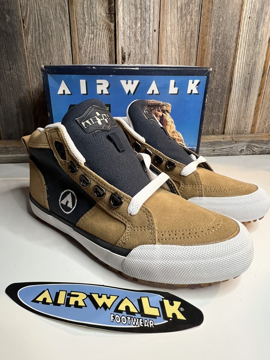 airwalk pivot mid top trainers mens