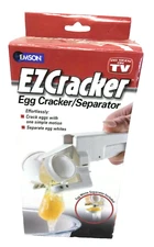 EZCracker Handheld Egg Cracker & Yolk Separator Kitchen Tool As Seen On TV EMSON
