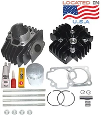 fit Yamaha Yf60 YF 60 Four-Zinger Piston Rings Cylinder Head Gasket Top Kit 1986