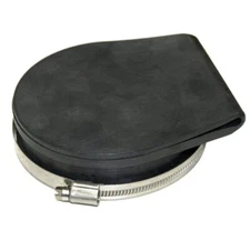 Boat Marine Exhaust Guard Protector Flapper 5" & 6" With Clamp Replaces 18-4458
