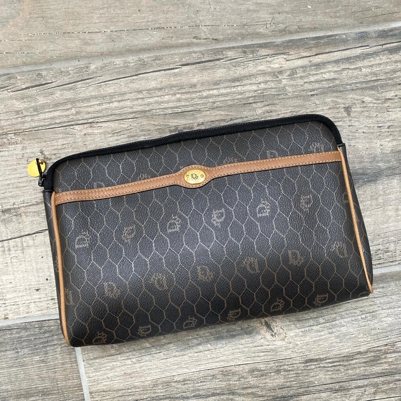 Sac vintage unisexe très bon état pochette Christian Dior femme créateur