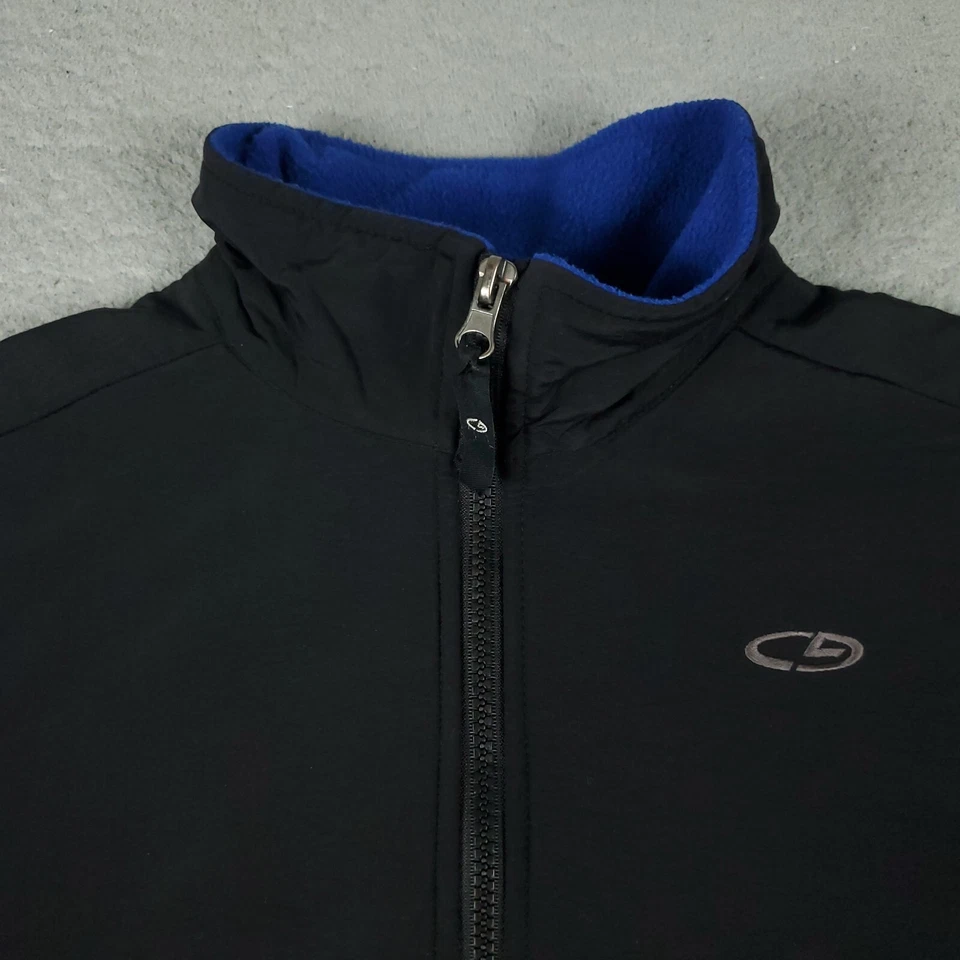 Champion Chaqueta Niños Grande Azul Negro Polar Cremallera Completa Abrigo de Invierno Niños Foto 3 de 4