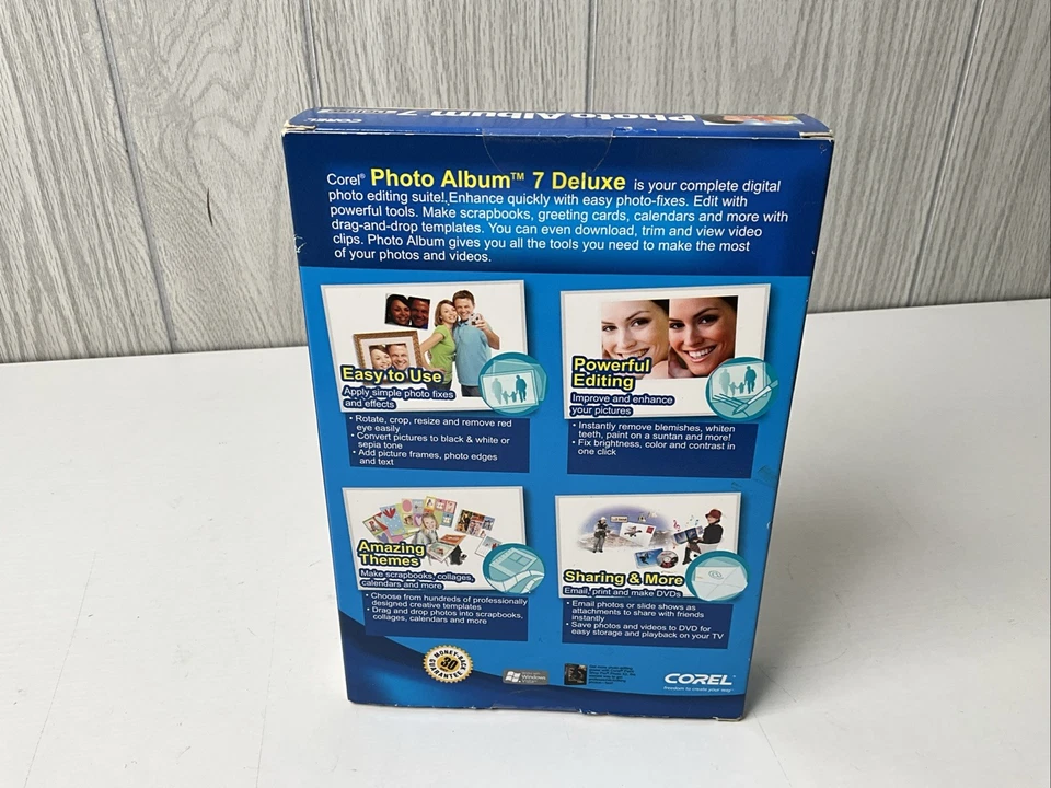Corel Photo Album 7 Deluxe For Windows XP, Windows Vista Sealed New - Image 2 of 4