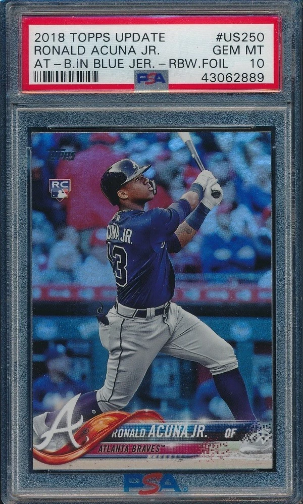 Topps Baseball 2018 Season Ronald Acuña Jr. Sports Trading Cards
