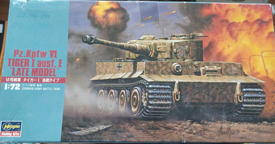 1:72 PzKpfw VI Tiger I ausf. E Late Model Hasegawa selten