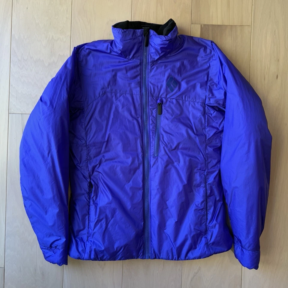 Chaqueta acolchada aislante Black Diamond Stance Belay para mujer mediana púrpura Foto 2 de 4