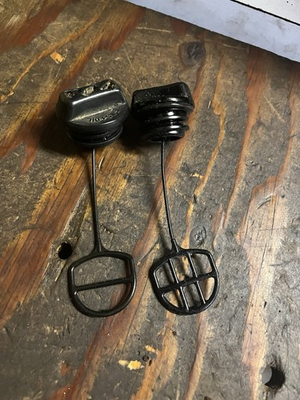 #ad OEM Craftsman Poulan 3.3 3.0 2.8 3300 2800 Chainsaw Fuel Cap amp; Oil Cap Free Ship $10.95