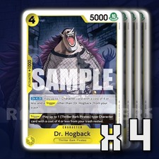 Dr. Hogback OP14-110 Rare x4 Azure Sea's Seven One Piece
