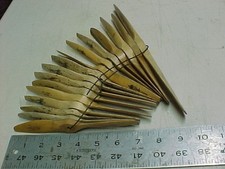 16pc Vintage Wood Model R/C Airplane Propeller Lot