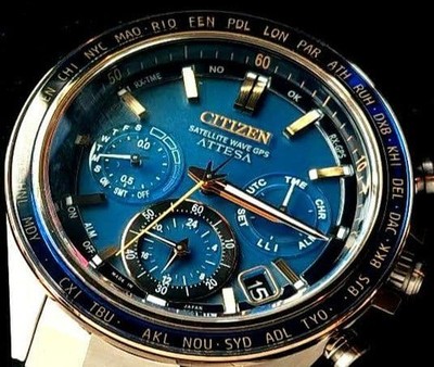 Citizen Attesa CC4054-68L ACT Line Power of Neptune GPS Eco-Drive Limited 1900