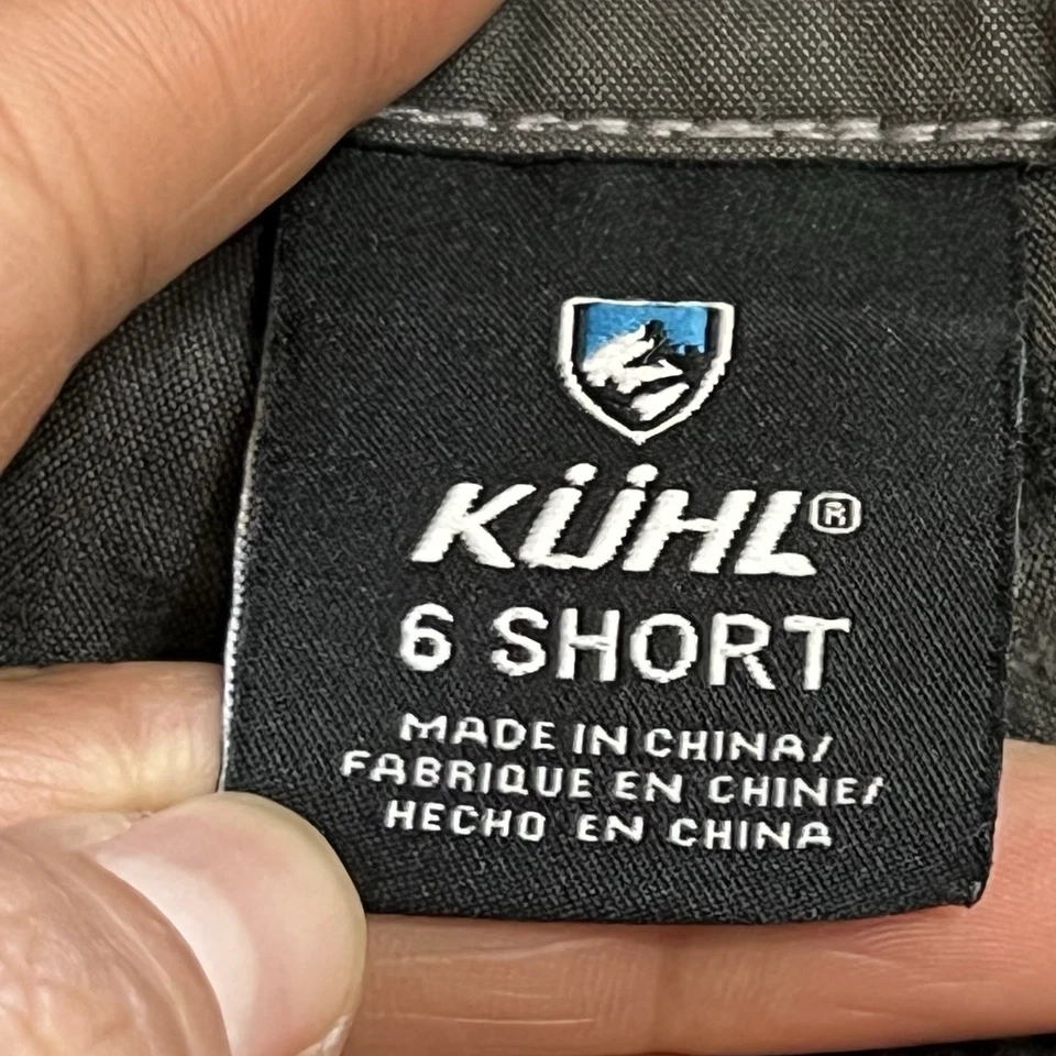 KUHL легендарный брюки женский размер 6 короткий серый туризм‎ на открытом воздухе грузовой карман - Изображение 3 из 4