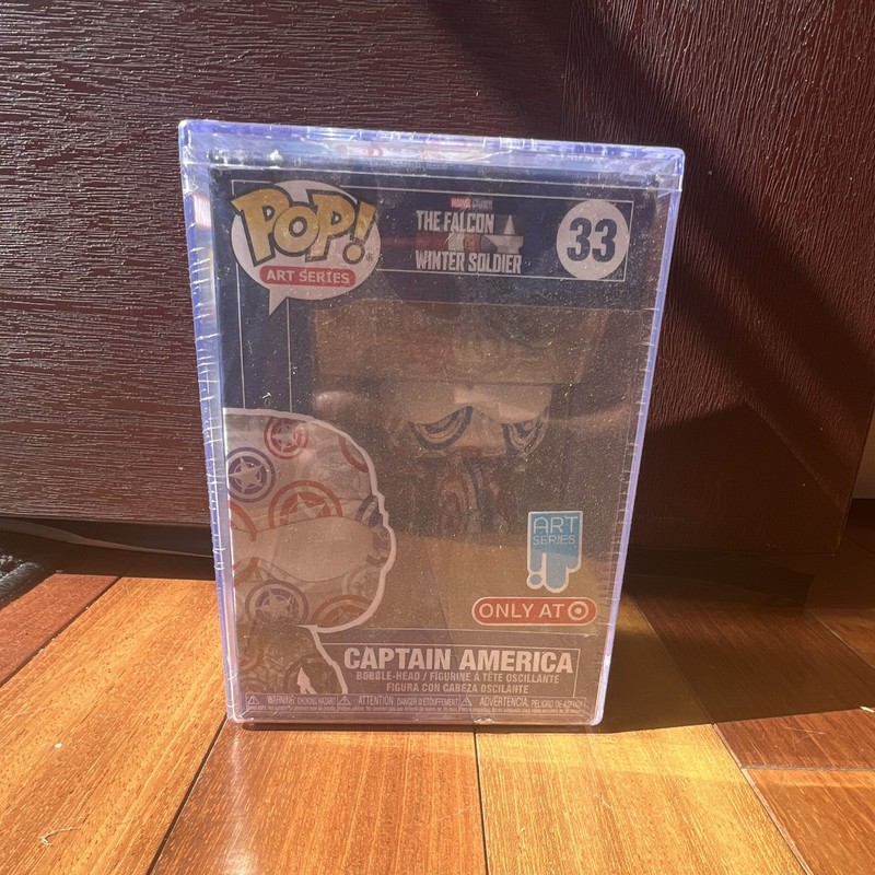 Funko Pop! Art Series Captain America #33 Target Exclusive w/ Protector