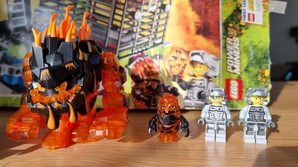 LEGO Power Miners Lava Dragon 8191 Set - Alter 8-14 OVP Anleitung & Figuren! - Bild 4 von 4