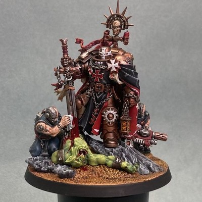 Black Templars: High Marshal Helbrecht Warhammer 40k Space Marines Pro Painted