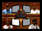 2008 UD Ballpark Collection Schmidt / Pujols / Griffey Jr / Ortiz Quad Relic